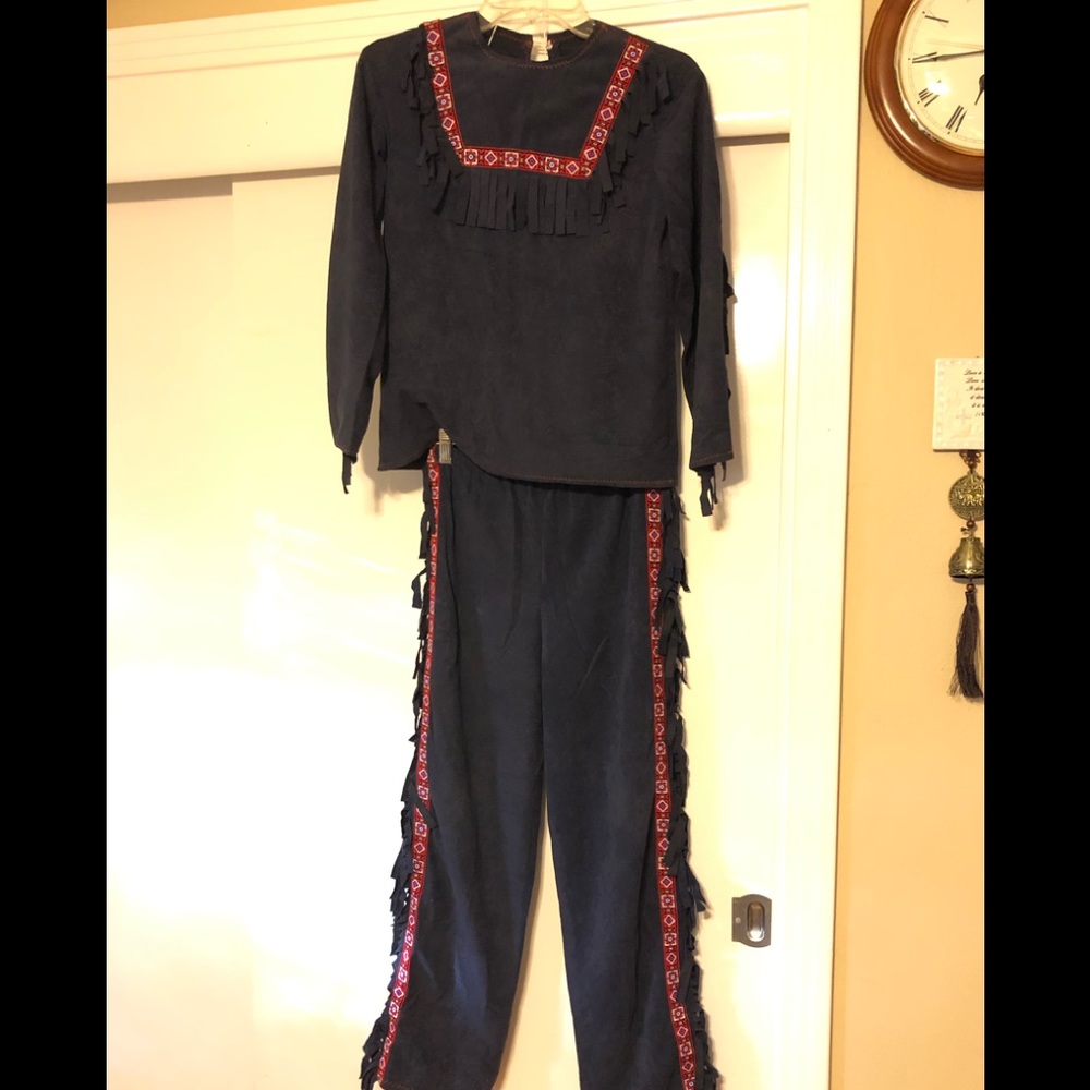 Native American Indian outfit homemade n well made Halloween Costume